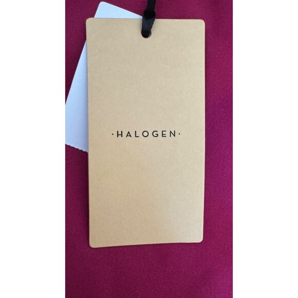 NWT Halogen Small Long-Sleeve Fuchsia Crewneck Top 90% Polyester - Picture 12 of 13